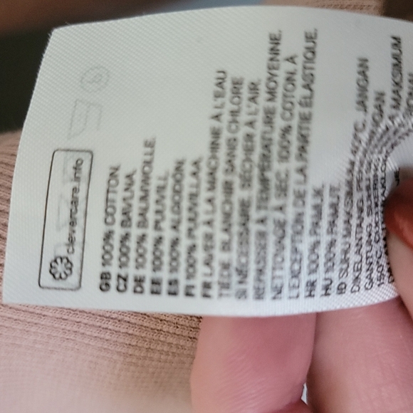 H&M Soft Girl Casual Divided Chevron Colorblock Sweater Large - Picture 5 of 6